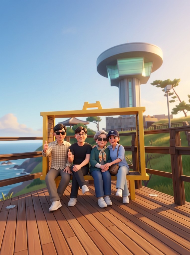 경주 양남 주상절리에서 우리 가족